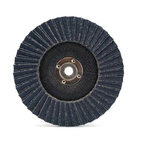 Weiler 7" Tiger X Flap Disc, Conical (TY29), Phenolic Backing, 40Z, 5/8-11" 51220